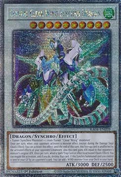 Crystal Clear Wing Synchro Dragon (V.5 - Quarter Century Secret Rare)