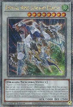 Crystal Wing Synchro Dragon (V.5 - Quarter Century Secret Rare)