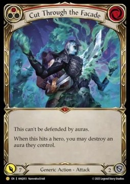 Cut Through the Facade (Cold Foil)