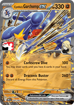 Cynthia's Garchomp ex  (PPS8 DRI 104)