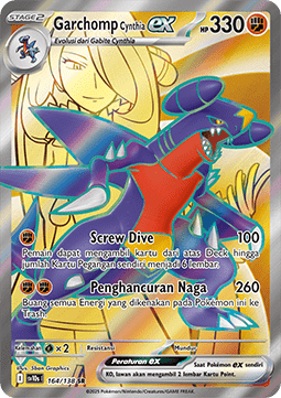 Cynthia's Garchomp ex  (SV10s 164)