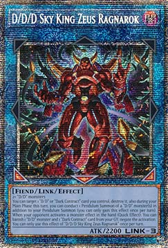 D/D/D Sky King Zeus Ragnarok (V.2 - Starlight Rare)