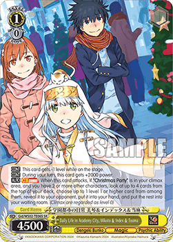 Daily Life in Academy City, Mikoto & Index & Touma (V.2 - Super Rare)
