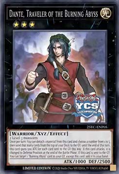 Dante, Traveler of the Burning Abyss (V.2 - Rare)