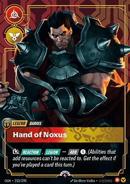 Darius, Hand of Noxus