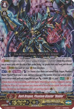Dark Dragon, Phantom Blaster "Diablo" [G Format] (V.2 - Triple Rare)