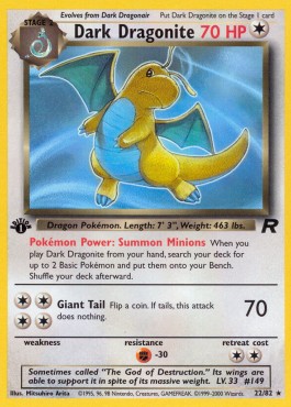 Dark Dragonite  (TR 22)
