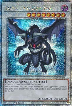 Dark End Dragon (V.2 - Quarter Century Secret Rare)