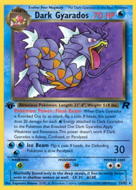 Dark Gyarados  (TR 25)