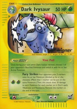 Dark Ivysaur  (BEST 6)