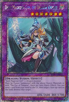 Dark Magician Girl the Dragon Knight (V.1 - Platinum Secret Rare)
