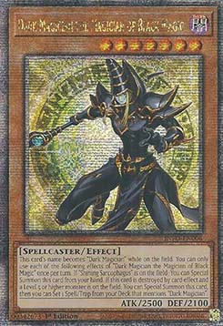 Dark Magician the Magician of Black Magic (V.2 - Quarter Century Secret Rare)