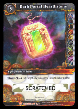 Dark Portal Hearthstone (Scratched Loot)