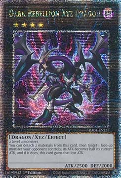 Dark Rebellion Xyz Dragon (V.2 - Quarter Century Secret Rare)