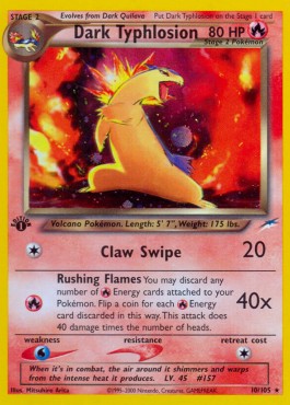 Dark Typhlosion  (NDE 10)