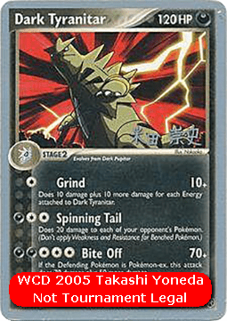 Dark Tyranitar  (WCD05 TRR 19)