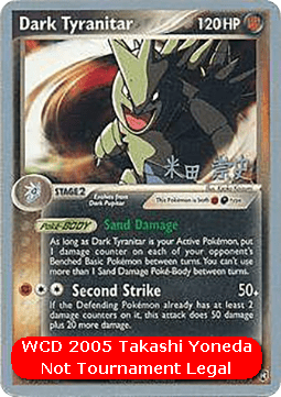 Dark Tyranitar  (WCD05 TRR 20)