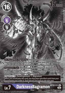 DarknessBagramon (BT12-111) (V.3)