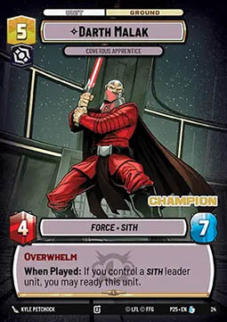 Darth Malak, Covetous Apprentice (V.4)
