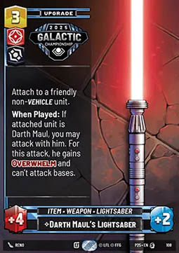 Darth Maul's Lightsaber