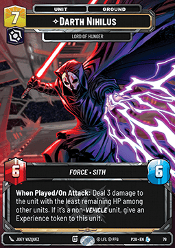 Darth Nihilus, Lord of Hunger (V.1)