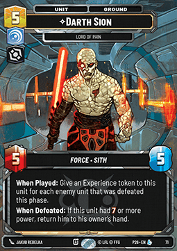 Darth Sion, Lord of Pain (V.1)