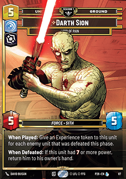 Darth Sion, Lord of Pain (V.2)