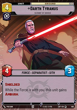 Darth Tyranus, Servant of Sidious (V.1)