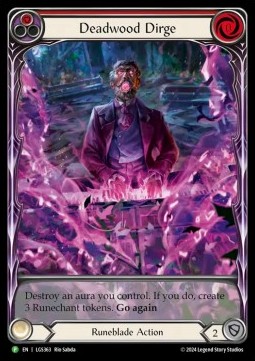 Deadwood Dirge (Red) (Extended Art Rainbow Foil)