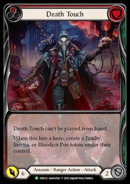 Death Touch (Red) (Extended Art Rainbow Foil)