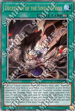 Deception of the Sinful Spoils (V.2 - Quarter Century Secret Rare)
