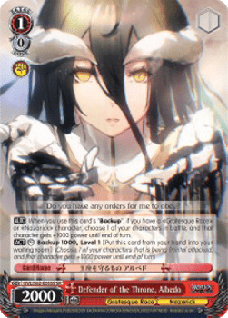 Defender of the Throne, Albedo (V.2 - Super Rare)