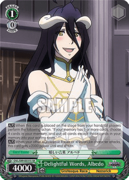 Delightful Words, Albedo (V.2 - Super Rare)