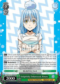 Delightfully Embarrassed, Rimuru (V.2 - Super Rare)