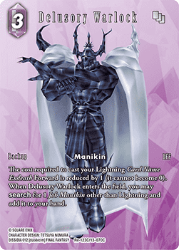 Delusory Warlock (13-070) (V.2)