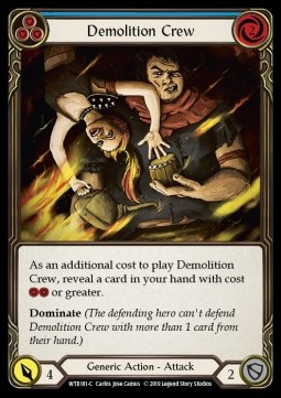 Demolition Crew (Blue) (Rainbow Foil)