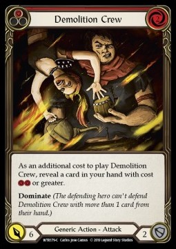 Demolition Crew (Red) (Rainbow Foil)