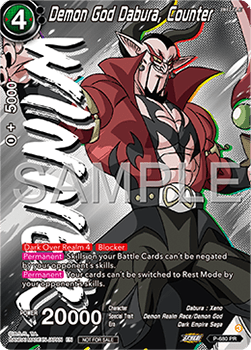 Demon God Dabura, Counter (V.2 - Promo)