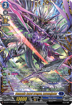 Demonic Jewel Dragon, Lavenajader [D-Format] (V.2 - Double Frame Rare)