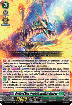 Destined King of Infinity, Levidras Empireo [D-Format] (V.1 - Triple Rare)
