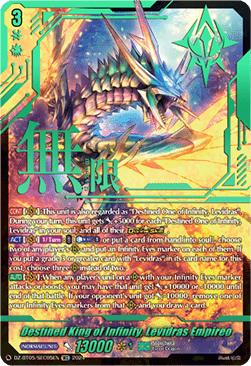 Destined King of Infinity, Levidras Empireo [D-Format] (V.3 - Secret Rare)