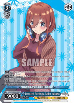 Devoted Feelings, Miku Nakano (V.2 - Feature Rare)