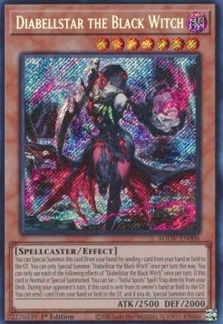 Diabellstar the Black Witch (V.1 - Secret Rare)