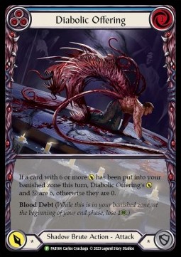Diabolic Offering (Cold Foil)