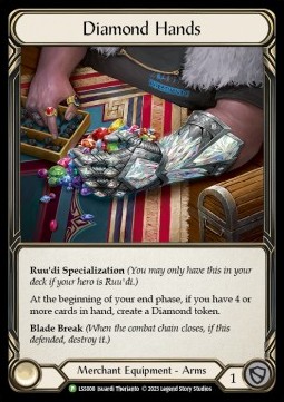 Diamond Hands (Cold Foil)