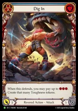 Dig In (Blue) (Extended Art Rainbow Foil)