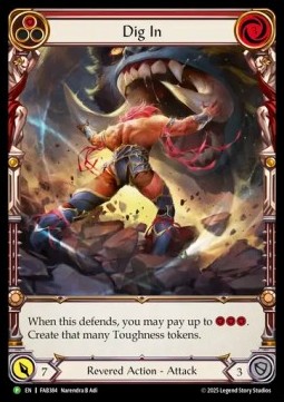 Dig In (Red) (Extended Art Rainbow Foil)