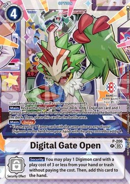 Digital Gate Open (P-206) (V.2)