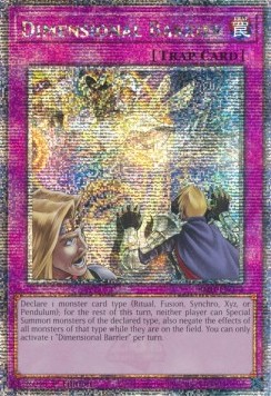 Dimensional Barrier (V.5 - Quarter Century Secret Rare)