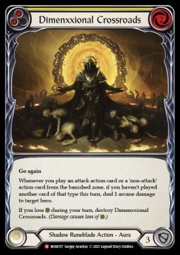 Dimenxxional Crossroads (Rainbow Foil)